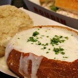 Clam Chowder in Bread Bowl