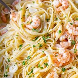 Shrimp Scampi Linguine