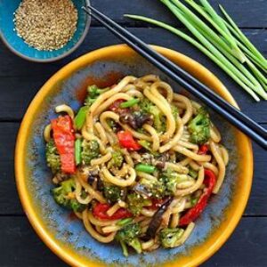 Veggie Udon Stir-Fry