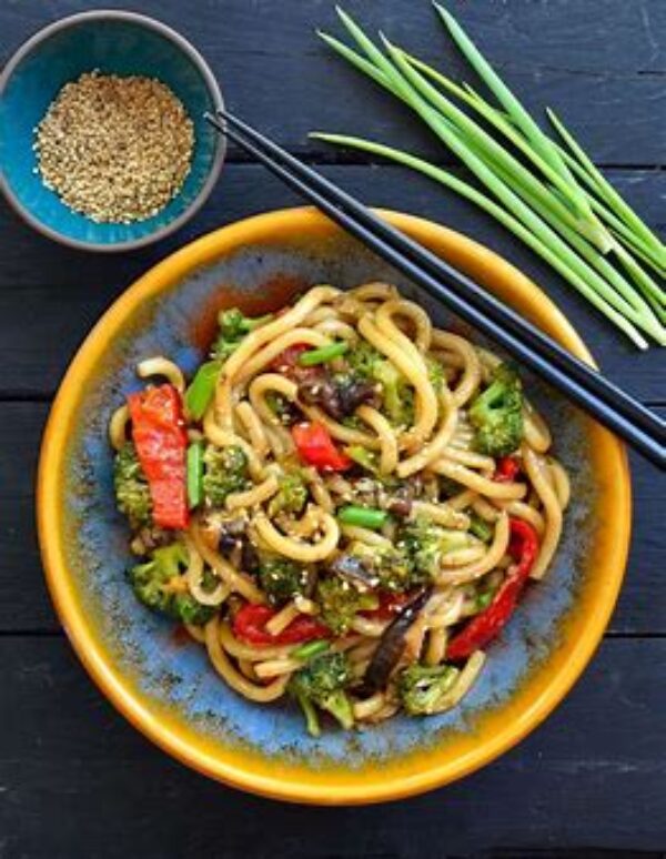 Veggie Udon Stir-Fry